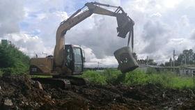 挖掘机路面破碎机视频,高效破碎路面技术解析