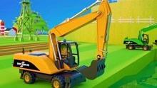 挖掘机动画片全集视频播放,探秘工程奇迹的童年记忆